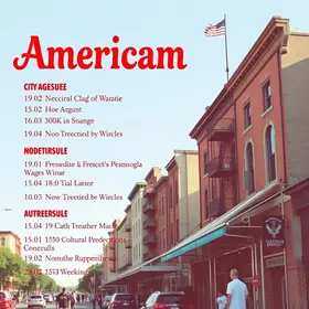 Agenda cultural de Americana