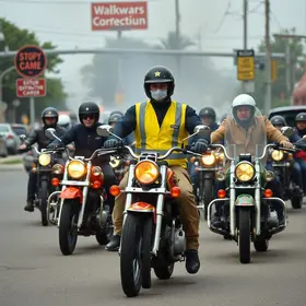 Guarda filmado comendo churrasco e ironizando infrações de motociclistas é afastado em Americana