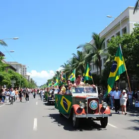 Desfile Cívico de 7 de Setembro terá mais de mil participantes na Avenida Brasil