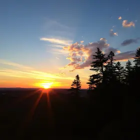 Onde contemplar o pôr do sol em Americana